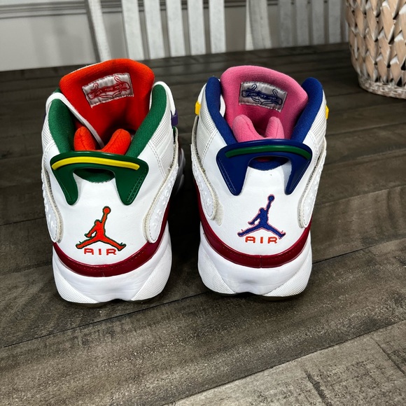 Nike Air Jordan 6 Rings Multicolor Sneakers Sz 13 - Picture 4 of 7